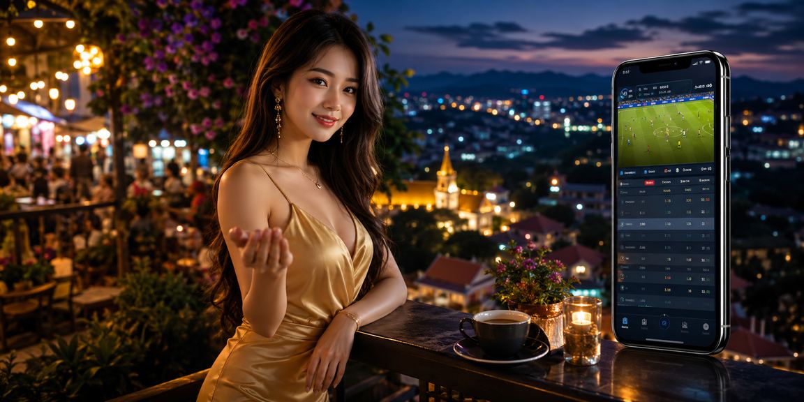 Hình ảnh người chơi giải trí casino trên thiết bị di động tại Đà Lạt